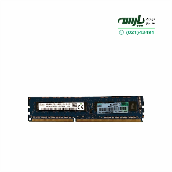 رم سرور اچ پی HP 8GB PC3-14900E UNBUFFERED ECC 708635-B21
